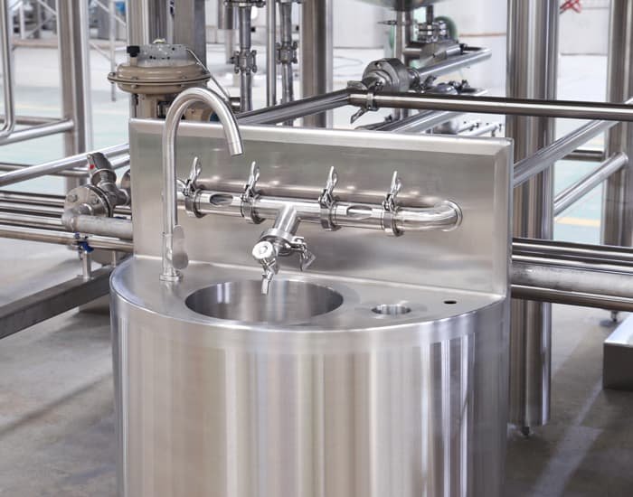 Brewhouse details wort observation station